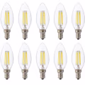 LED Lamp 10 Pack - Filament E14 Fitting Dimbaar Warm Wit 2700K LED Lamp 10 Pack - Filament E14 Fitting Dimbaar Warm Wit 2700K