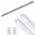 Energy-efficient LED Fluorescent Fixture with T8 G13 Tubes Energy-efficient LED Fluorescent Fixture with T8 G13 Tubes