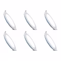 Recessed LED Downlight Slim 6 Pack - Dimmable 3W LED Lamp Cool White 6000K Recessed LED Downlight Slim 6 Pack - Dimmable 3W LED Lamp Cool White 6000K