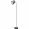 LED Vloerlamp Aigi Rolo met E14 fitting - Mat Grijs Aluminium, Rond Lichtvenster LED Vloerlamp Aigi Rolo met E14 fitting - Mat Grijs Aluminium, Rond Lichtvenster