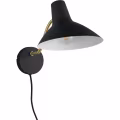 LED Wandlamp Zwart/Goud - Metalen Vloerlamp & LED Vloerlamp IP20 Trion Fellar