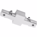 Mat Witte Spanningsrail Doorverbinder - Trion Dual Rechte Connector 2 Fase Mat Witte Spanningsrail Doorverbinder - Trion Dual Rechte Connector 2 Fase
