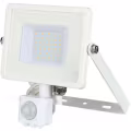 LED Bouwlamp 30W met PIR Sensor - Waterdicht Mat Wit - Koud Wit 6400K LED Bouwlamp 30W met PIR Sensor - Waterdicht Mat Wit - Koud Wit 6400K
