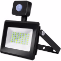 LED Bouwlamp & LED Wandlamp met Sensor, Waterdicht IP65, Koud Wit 6000K, Mat Zwart - 50 Watt LED Bouwlamp & LED Wandlamp met Sensor, Waterdicht IP65, Koud Wit 6000K, Mat Zwart - 50 Watt
