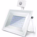 Witte LED Bouwlamp 50W met Sensor - IP65 Waterdicht, Neutraal Wit 4000K Witte LED Bouwlamp 50W met Sensor - IP65 Waterdicht, Neutraal Wit 4000K