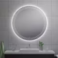 LED Mirror 120cm | 15W | Dimmable & Touch | 2800-6400K | Round LED Mirror 120cm | 15W | Dimmable & Touch | 2800-6400K | Round