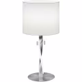 LED Table Lamp - Table Lighting - Trion Ninda - E27 Fitting - 6W - Warm White 3000K - Round - Matte Nickel - Aluminum LED Table Lamp - Table Lighting - Trion Ninda - E27 Fitting - 6W - Warm White 3000K - Round - Matte Nickel - Aluminum