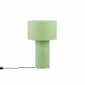 LED Tafellamp - Trion Balin - E27 Fitting - Rond - Groen - Textiel LED Tafellamp - Trion Balin - E27 Fitting - Rond - Groen - Textiel