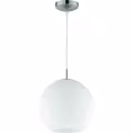 LED Hanglamp Trion Mono XL - Rond, Mat Nikkel, Aluminium, E27 Fitting LED Hanglamp Trion Mono XL - Rond, Mat Nikkel, Aluminium, E27 Fitting