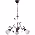 LED Hanglamp Trion Trada met 3 E14 fittingen - Antiek Roestkleur & Aluminium LED Hanglamp Trion Trada met 3 E14 fittingen - Antiek Roestkleur & Aluminium