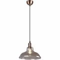 Bronze LED Pendant Lamp Trion Aldin - Round, Aluminum, E27 Fitting Bronze LED Pendant Lamp Trion Aldin - Round, Aluminum, E27 Fitting