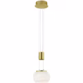 White & Gold Dimmable LED Pendant Lamp 8W - Warm White Light 3000K White & Gold Dimmable LED Pendant Lamp 8W - Warm White Light 3000K
