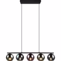 Black LED Pendant Lamp with Glass - Trion Seldy 5-light LED Pendant Lamp with E14 Fitting Black LED Pendant Lamp with Glass - Trion Seldy 5-light LED Pendant Lamp with E14 Fitting