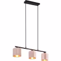LED Hanglamp Trion Julina - 3-lichts met E14 fitting en beige textiele kap LED Hanglamp Trion Julina - 3-lichts met E14 fitting en beige textiele kap