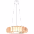 Stijlvolle Witte Stoffen LED Hanglamp - Dimbaar 40W LED Lamp Trion Emont Stijlvolle Witte Stoffen LED Hanglamp - Dimbaar 40W LED Lamp Trion Emont
