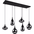 LED Hanglamp Trion Artina - Mat Zwarte Metalen LED Hanglamp met 6 Lichtpunten LED Hanglamp Trion Artina - Mat Zwarte Metalen LED Hanglamp met 6 Lichtpunten