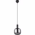 Moderne Zwarte LED Hanglamp met Glas en Metaal - Verstelbare Trion Pala Moderne Zwarte LED Hanglamp met Glas en Metaal - Verstelbare Trion Pala
