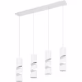 LED Pendant Lamp Matte White - Metal 4-light LED Lamp with GU10 Fitting LED Pendant Lamp Matte White - Metal 4-light LED Lamp with GU10 Fitting
