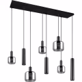 Modern Black LED Pendant Lamp Trion Marat - 8-light Metal Design Modern Black LED Pendant Lamp Trion Marat - 8-light Metal Design