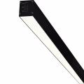 Lineaire LED Hanglamp 40W - Zwarte & Witte LED Hanglamp met Neutraal Wit Licht 4000K Lineaire LED Hanglamp 40W - Zwarte & Witte LED Hanglamp met Neutraal Wit Licht 4000K
