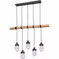 LED Pendant Lamp Trion Fortes with 5 E27 fittings and antique nickel finish LED Pendant Lamp Trion Fortes with 5 E27 fittings and antique nickel finish