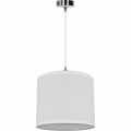 Fabric LED Pendant Lamp Aigi Utra - Matte White Round LED Lamp with E27 Fitting Fabric LED Pendant Lamp Aigi Utra - Matte White Round LED Lamp with E27 Fitting
