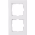KOPP Athenis HK07 2-gang cover frame - Gloss White