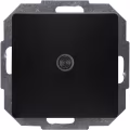 KOPP Paris HK05 matte black two-way switch with light KOPP Paris HK05 matte black two-way switch with light
