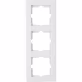 KOPP Athenis HK07 3-gang cover frame clear gloss white KOPP Athenis HK07 3-gang cover frame clear gloss white