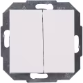 KOPP Athenis HK07 - 2-button double switch white LED