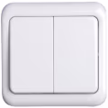 Aigi Cuka 2-button two-way switch white 230V LED Aigi Cuka 2-button two-way switch white 230V LED
