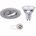 LED Spotlight Set 9W - Tiltable Recessed Spotlight Round Spotlight White Spotlight Dimmable LED Spotlight Set 9W - Tiltable Recessed Spotlight Round Spotlight White Spotlight Dimmable