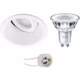LED Spot Set 6W - Kantelbare Ronde Witte Inbouwspot | Pragmi Zano Pro LED Spot Set 6W - Kantelbare Ronde Witte Inbouwspot | Pragmi Zano Pro