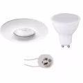LED Spot Set 6W - Dimmable Round Recessed Spotlight IP65 Matte White | GU10 Recessed Spotlight LED Spot Set 6W - Dimmable Round Recessed Spotlight IP65 Matte White | GU10 Recessed Spotlight