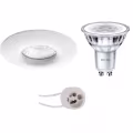 6W LED Spot Set - Waterproof IP65 Recessed Spotlight, Round White LED Lamp 6W LED Spot Set - Waterproof IP65 Recessed Spotlight, Round White LED Lamp
