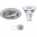 LED Spot Set - Tiltable Round Recessed Spotlight 4W LED - Dimmable White Spotlight LED Spot Set - Tiltable Round Recessed Spotlight 4W LED - Dimmable White Spotlight