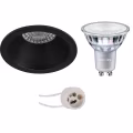 Mat Zwarte Dimbare LED Spot Set - 7W Ronde Inbouwspot, Energiezuinig & Stijlvol Mat Zwarte Dimbare LED Spot Set - 7W Ronde Inbouwspot, Energiezuinig & Stijlvol