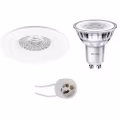 LED Spot Set - 6W LED Inbouwspot Ronde Witte Spot GU10 Fitting Mat Wit LED Spot Set - 6W LED Inbouwspot Ronde Witte Spot GU10 Fitting Mat Wit