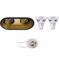 LED Spotlight Set - Tiltable Recessed Spotlight 5W LED Matte Black/Gold Spotlight LED Spotlight Set - Tiltable Recessed Spotlight 5W LED Matte Black/Gold Spotlight