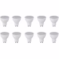 LED Spotlight 10 Pack - 6W LED Lamp GU10 White Spotlight Natural White 4200K LED Spotlight 10 Pack - 6W LED Lamp GU10 White Spotlight Natural White 4200K
