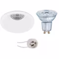 Dimbare 5W LED Spot - Ronde Inbouwspot Mat Wit met GU10 Fitting Dimbare 5W LED Spot - Ronde Inbouwspot Mat Wit met GU10 Fitting