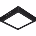 LED Downlight - 18W - Bright/Cool White 6400K - Matte Black - Surface Mounted - Square - Aluminum - 225mm LED Downlight - 18W - Bright/Cool White 6400K - Matte Black - Surface Mounted - Square - Aluminum - 225mm