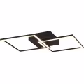 LED Ceiling Light - Ceiling Lighting - Trion Square - 20W - Warm White 3000K - Square - Matte Black - Metal LED Ceiling Light - Ceiling Lighting - Trion Square - 20W - Warm White 3000K - Square - Matte Black - Metal