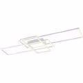 LED Plafondlamp - Plafondverlichting - Trion Urano - 60W - Aanpasbare Kleur - Afstandsbediening - Dimbaar - Rechthoek - Mat Wit - Aluminium LED Plafondlamp - Plafondverlichting - Trion Urano - 60W - Aanpasbare Kleur - Afstandsbediening - Dimbaar - Rechthoek - Mat Wit - Aluminium