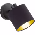 LED Wall Spotlight - Wall Lighting - Trion Torry - E14 Fitting - Round - Matte Black - Aluminum