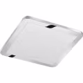 LED Ceiling Light - Bathroom Light - Trion Ceaniry - Surface Mounted Square 18W - Splashproof IP44 - Dimmable - Warm White 3000K - Gloss Chrome LED Ceiling Light - Bathroom Light - Trion Ceaniry - Surface Mounted Square 18W - Splashproof IP44 - Dimmable - Warm White 3000K - Gloss Chrome