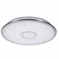 LED ceiling light - Trion Osirina - 30W - Adjustable color - Dimmable - Remote control - Round - Gloss chrome - Plastic LED ceiling light - Trion Osirina - 30W - Adjustable color - Dimmable - Remote control - Round - Gloss chrome - Plastic