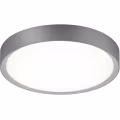 LED Plafondlamp - Badkamerlamp - Trion Clirno - 18W - Warm Wit 3000K - Spatwaterdicht IP44 - Opbouw Rond - Mat Titaan - Kunststof LED Plafondlamp - Badkamerlamp - Trion Clirno - 18W - Warm Wit 3000K - Spatwaterdicht IP44 - Opbouw Rond - Mat Titaan - Kunststof