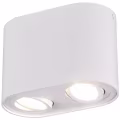 LED Plafondlamp - Plafondverlichting - Trion Cosmin - GU10 Fitting - 2-lichts - Rechthoek - Mat Wit - Aluminium LED Plafondlamp - Plafondverlichting - Trion Cosmin - GU10 Fitting - 2-lichts - Rechthoek - Mat Wit - Aluminium
