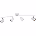 LED Plafondspot - Trion Toluno - 12W - Warm Wit 3000K - 4-lichts - Rechthoek - Mat Wit - Kunststof LED Plafondspot - Trion Toluno - 12W - Warm Wit 3000K - 4-lichts - Rechthoek - Mat Wit - Kunststof